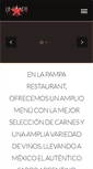 Mobile Screenshot of lapamparestaurante.com